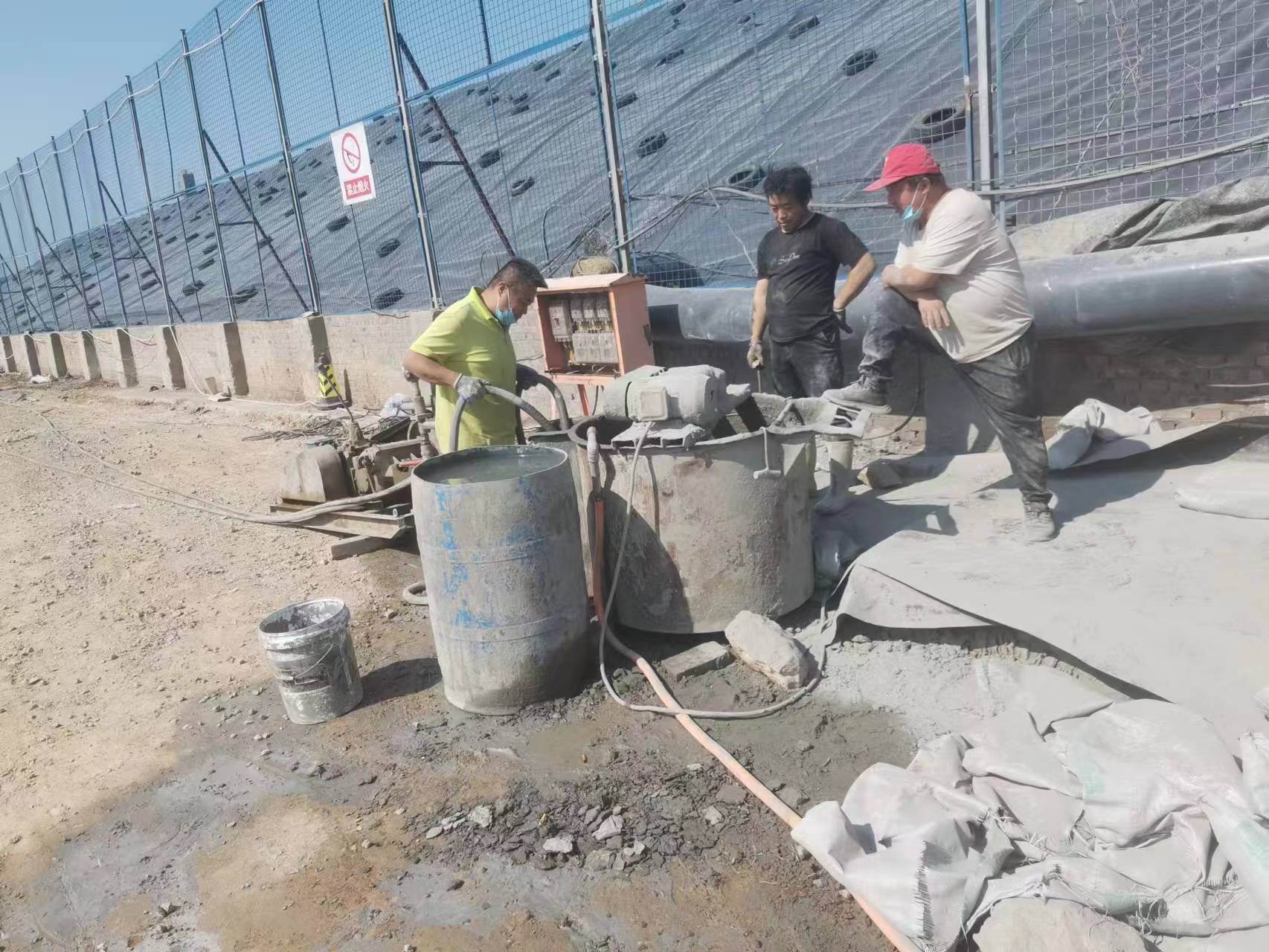 莱山袖阀管注浆